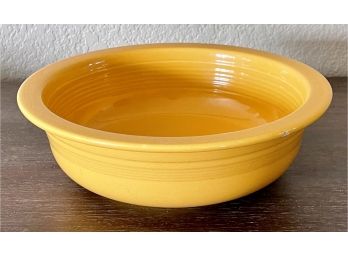 Fiestaware Vintage Genuine HLC Yellow Bowl 9.5'W  (as Is)