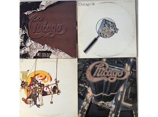 (4) Vintage Chicago Vinyl Albums