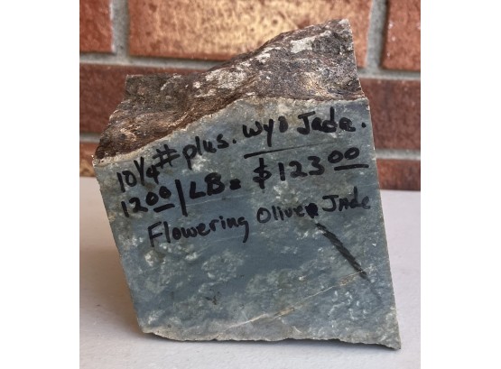 10 Pound Piece Of Wyoming Jade