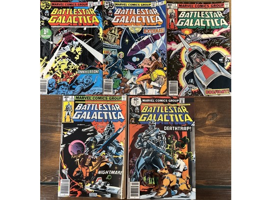 Marvel Comics Group 1979 Battlestar Galactica 1,2,3,4, And 6