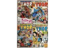 (8) Marvel Comics Group Thor 1970s & 1980s Comic Books