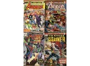 (8) 1970s Marvel Comics Group Comic Books - Avengers, Iron Man, Sub-mariner, & Marvel Tales