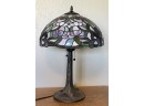 Stained Glass Double Pull Lamp With Bronze Tone Metal Base Works (1 Of 2)