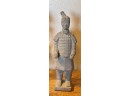 Carved Wood & Pottery Figurines - Kachina Doll Falcon- Creed Totem Pole Alaska, Tribal Ebony & Warrior Pottery