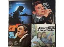 (8) Vintage Johnny Cash Vinyl Albums - Man In Black, Greatest Hits, I Walk The Line, & More