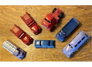 Vintage Die Cast Truck Lot - Tootsie Toy - Manoil - Fire Trucks - Beverage Truck - Tankard & More