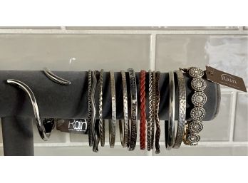Lot Of Bangle And Expandable Bracelets - Rain Jewelry Collection And More