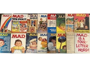 (16) Vintage MAD Magazines (as Is)