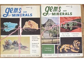 1968 & 1969 Gems & Minerals Magazines - 23 Of 24 Months