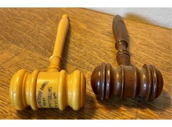 Townsend Membership Award Won By Club #1 Fort Collins 1946 Gavel And Brown Wood Gavel