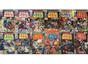 (12) Marvel Comics Group Star Wars 1970's