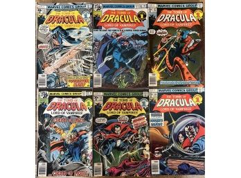 (6) Marvel Comics Group Dracula 1979