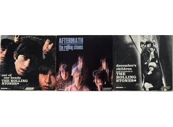 The Rolling Stones - December's Children, Aftermath, & Out Of Our Heads Vintage Vinyl Albums