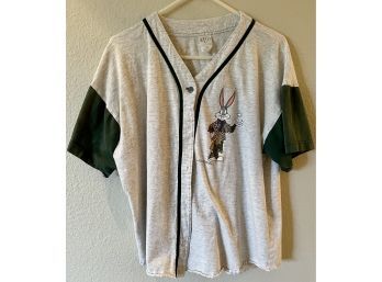 Sun Sportsware Baseball XL Shirt With Bugs Bunny Warner Bros