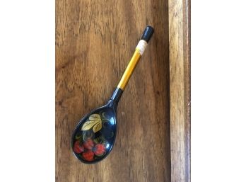 Vintage Tole Painted Spoon