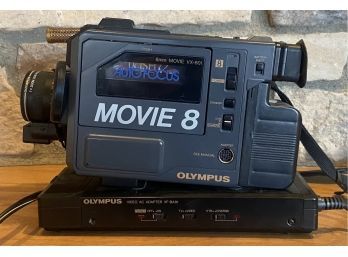 Olympus Movie 8 8mm VX-801 With Video A/c Adapter