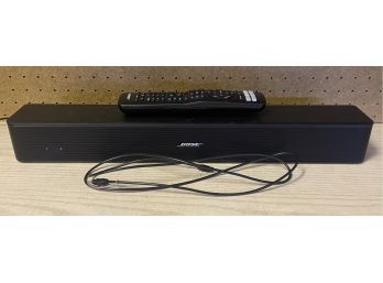 Bose Solo 5 TV 21.5 Inch Sound Bar With Remote, Power Cable, And Optical Line