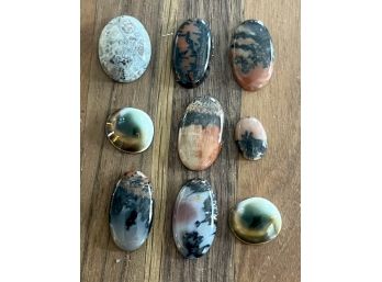 Collection Of (9) Small Agate Cabochons
