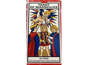Tarot Of Marseilles Deck With Instruction Booklet
