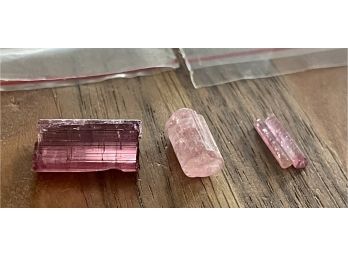 Collection Of Tourmaline Crystals - 18 Carats