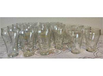 Vintage Collection Of Coca-cola Glasses