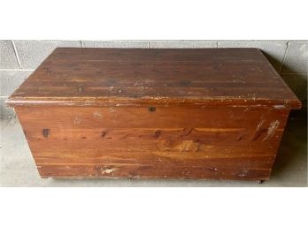Hand Made Solid Pine Hope Chest With Cedar Lining