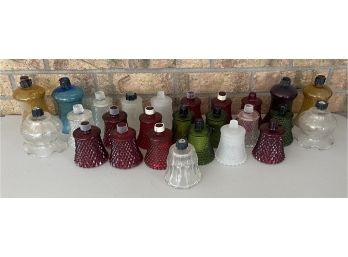 Assorted Color Glass Votive Candle Inserts