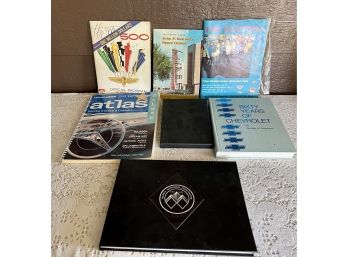 Assorted Books & Car Manuals Including Sixty Years Of Chevrolet, Corvette Manual, & Black Diamond