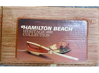 Hamilton  Beach Heritage Collection Limited Edition Electric Carving Knife Model 279