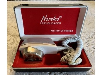 Men's Norelco Triple Head Electric Shaver With Pop Up Trimmer