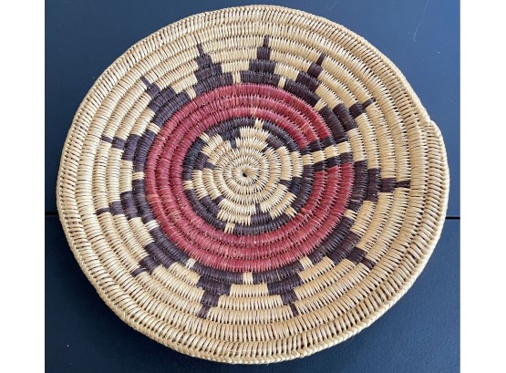 Vintage Authentic Navajo Hand Made Wedding Basket From Tribe In Arizona In The 80's