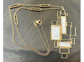 Lisa Robertson Italian Art Deco Pendant And Necklace