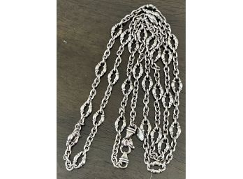 Scott Kay Bola Sterling Silver Necklace Weighs 46 Grams