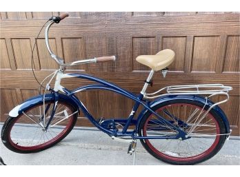 Electra Super Deluxe Cruiser Bicycle Shimano Nexus 3 Speed Shifters With Wide Cruiser Spring Seat