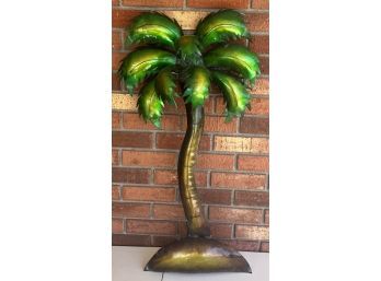 33' Metal Palm Tree Made In Mexico Outdoor Wall Art