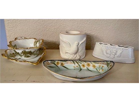 Collection Of Porcelain - Dresden, Lenox, Limoges, Nippon, And More