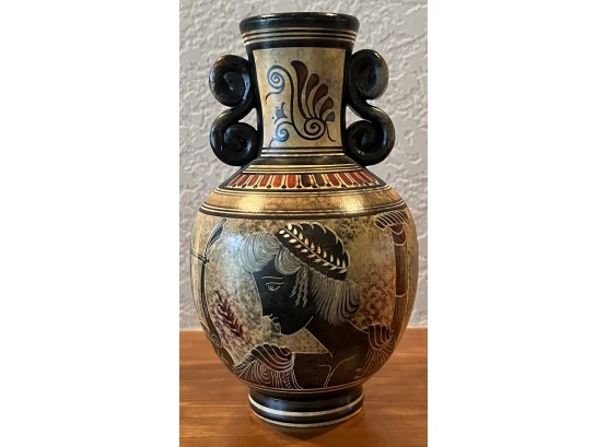 Vintage Hand Made In Greece Replica Of 500 BC Vase