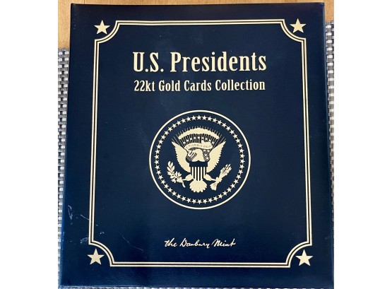 US Presidents 22k Gold Card Collection The Gold Banbury Mint