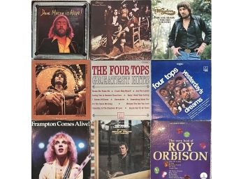 (9) Assorted Vintage Vinyl Albums - Dave Mason, Four Tops, Gordan Lightfoot, And More