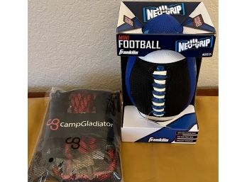 Franklin Mini Football New In Packaging With Camp Gladiator Jump Rope New In Package