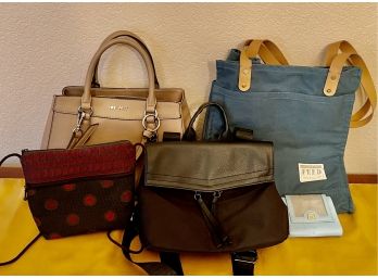 Collection Of Purses And Bags - Botkier NY, Maruca Boulder, Bead, And 9 West