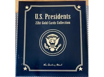 US Presidents 22k Gold Card Collection The Gold Banbury Mint