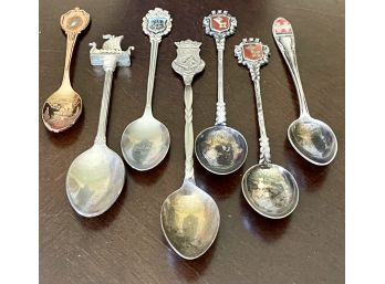 Assorted 835, Silver Plate And Solid Copper Vintage Demitasse Spoons