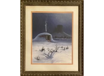 Robert Draper Snowy Landscape In Frame