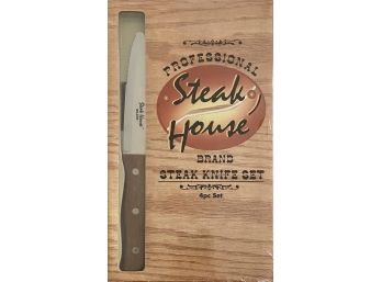 Professional Steak House Brand 4-piece Steak Knife Set New In Box