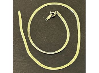 14K Yellow Gold Scrap Piece Of Necklace Italy 2.2 Grams