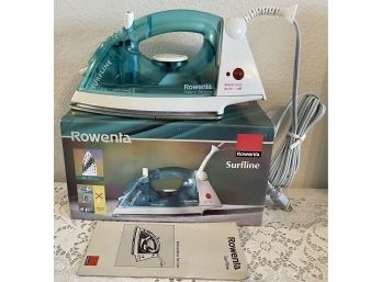 Rowenta Surfline Iron In Original Box With Instructions
