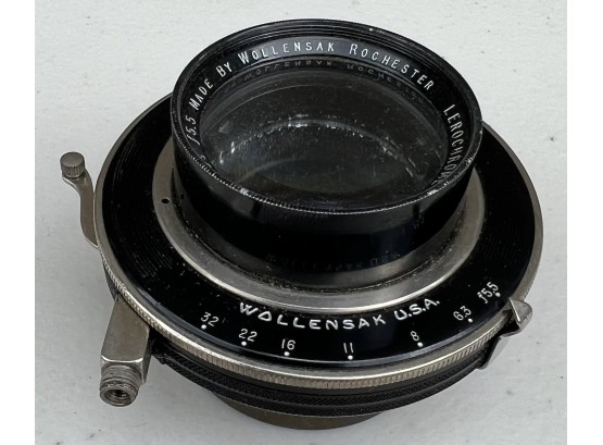 Wollensak Batax No. 3 Lerochrome Anastigmat 8 3/4 Focus F5.5 Camera Lens