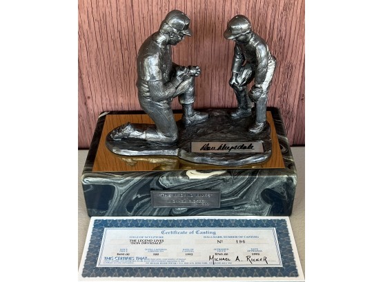 1992 The Legend Lives By Michael Ricker Pewter Figurine Don Drysdale 196/500 With COA