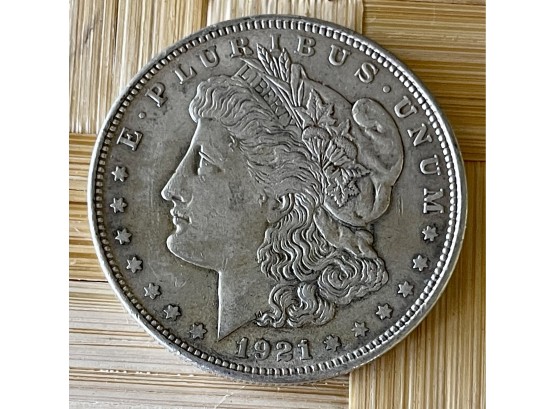 1921 Morgan Silver Dollar Coin